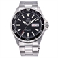 Orient Mako 3 Water Resistant Series 200 Diving Black Dial Stainless Steel Men's Automatic Watch RA-AA0001B19B