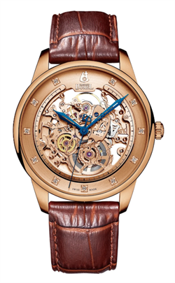 Borel 依波路祖爾斯系列鏤空錶盤男士自動機械手錶 GGR9338-33291BR#