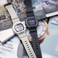 Casio GENERAL LINE 酷黑色十年電力金屬錶圈數位運動手錶 MWD-110HB-1B