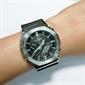 Casio G-SHOCK G-STEEL 2100 系列黑色錶盤八角形藍牙太陽能手錶 GBM-2100-1A