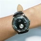 Orient Bambino 经典复古黑色表盘真皮表带男士机械手表 RA-AP0101B30B