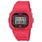 Casio G-SHOCK 5600 系列鮮紅色男士數碼運動手錶 DW-5600EP-4