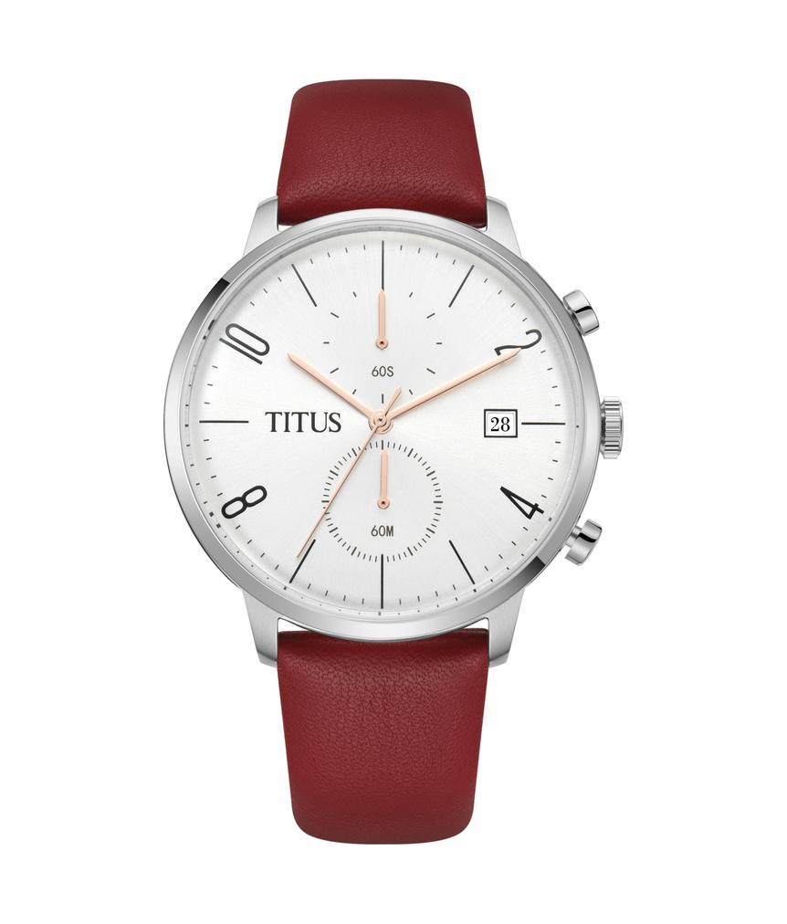 Solvil et Titus Interlude Multi-Function Quartz Leather Watch [W06-03106-002]