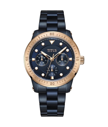 Solvil et Titus Aspira Multi-Function Quartz Stainless Steel Watch [W06-03147-007]