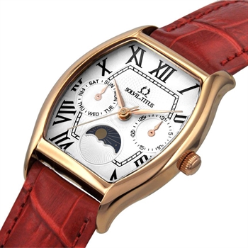 Solvil et Titus Barista Multi-Function Quartz Leather Watch [W06-03220-005]