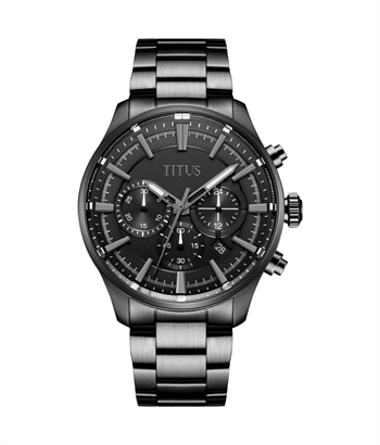 Solvil et Titus Saber Chronograph Quartz Stainless Steel Watch [W06-03082-016]