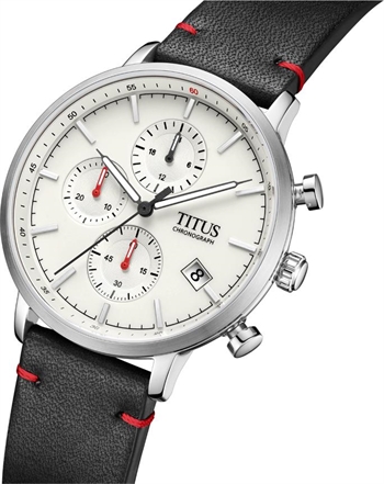 Solvil et Titus Nordic Tale Chronograph Quartz Leather Watch (W06-03298-001)