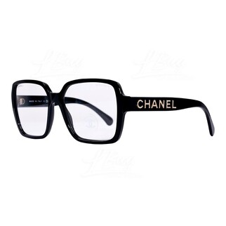 Chanel 金色logo平光眼鏡