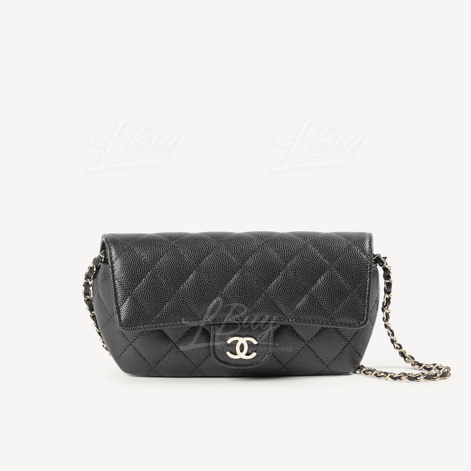 Chanel 經典款鏈帶黑色眼鏡盒小袋 AP2044