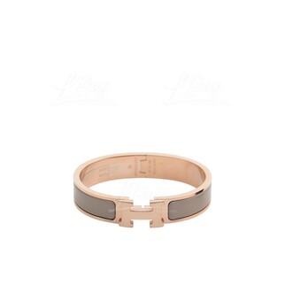 Hermes Clic H Bracelet PM size Marron Glace