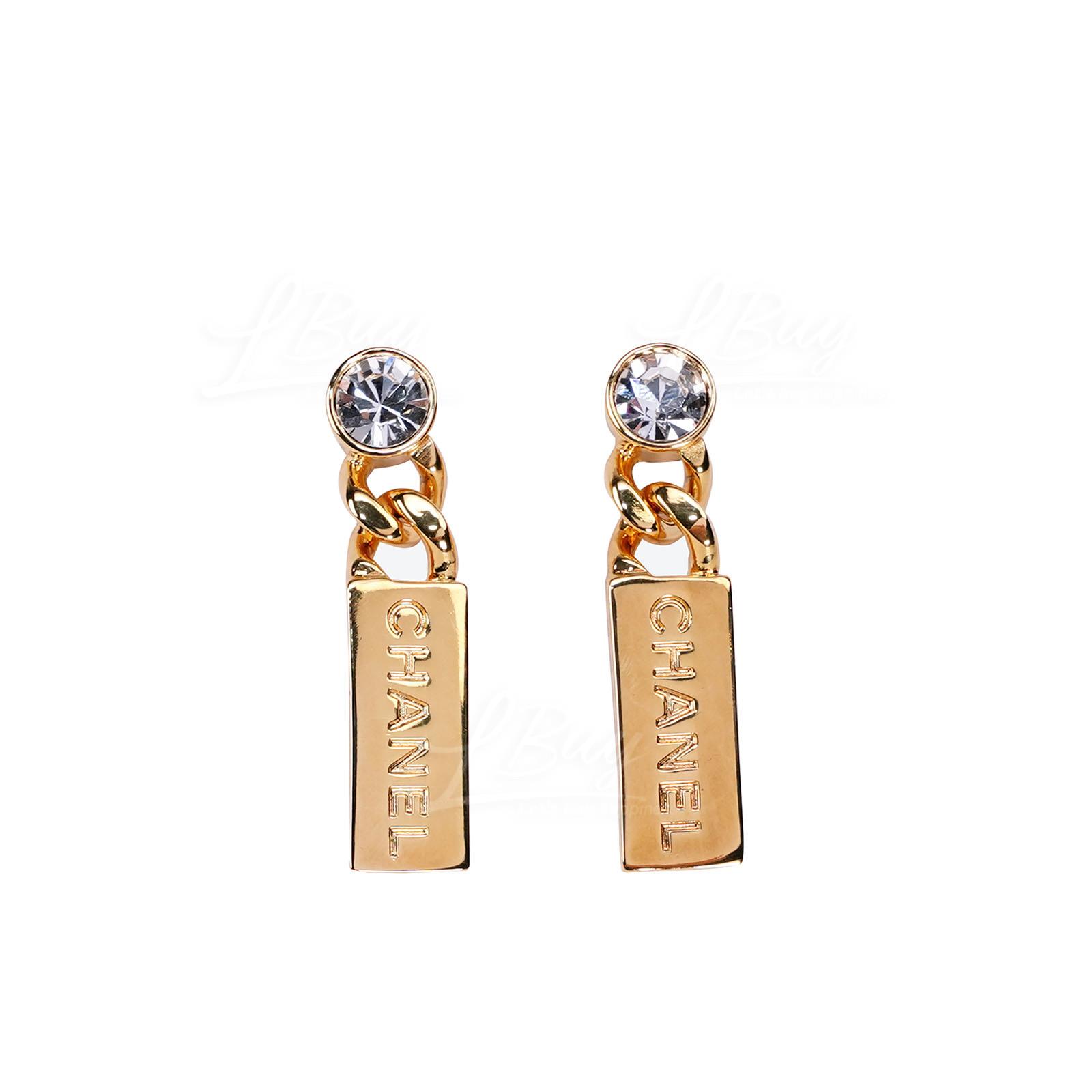 Chanel Earrings (Metal and Diamantés) AB5715