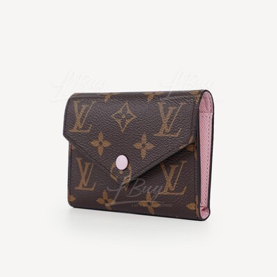 Louis Vuitton Monogram Victorine Wallet Rose Ballerine M62360