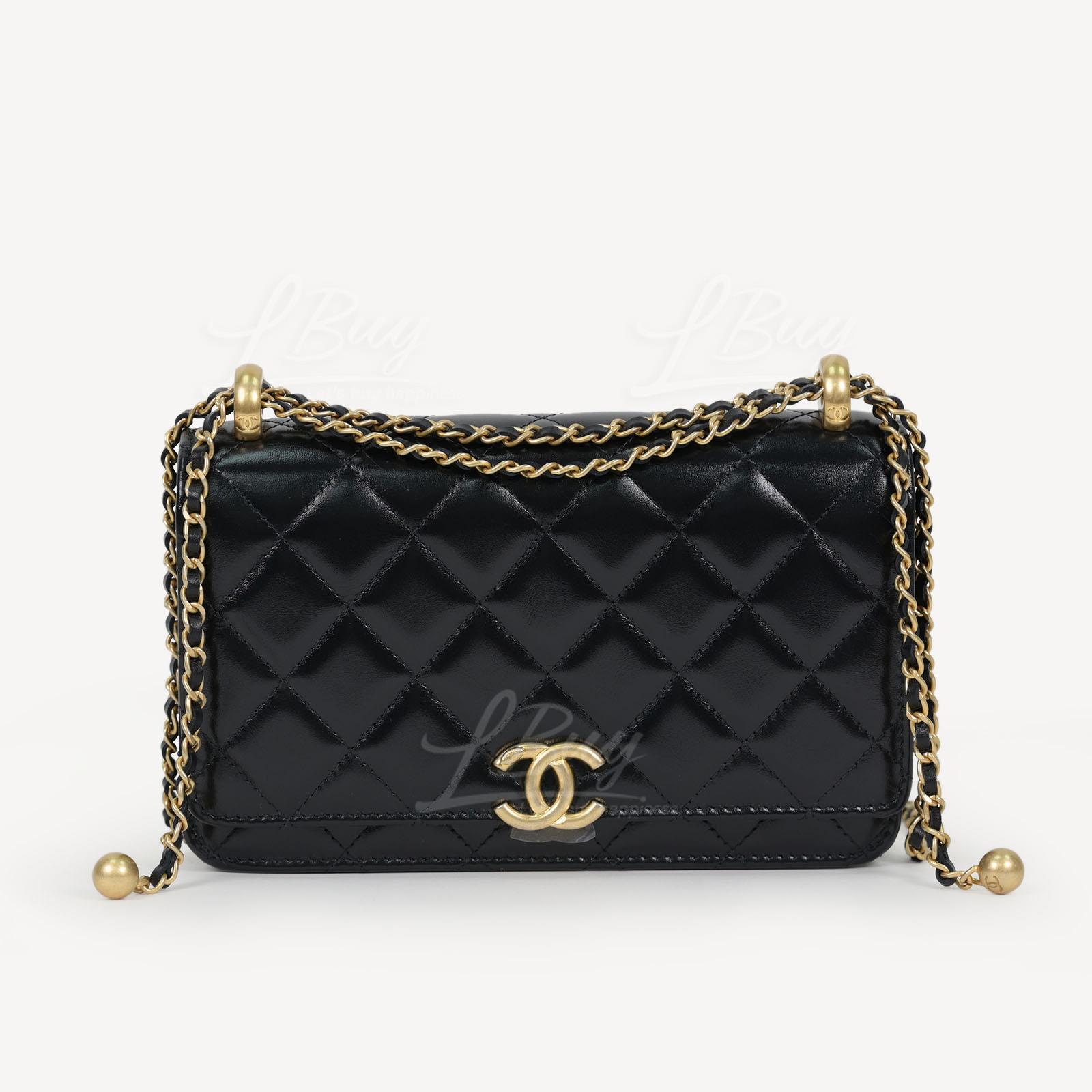 Chanel Calfskin Wallet On Chain AP2289