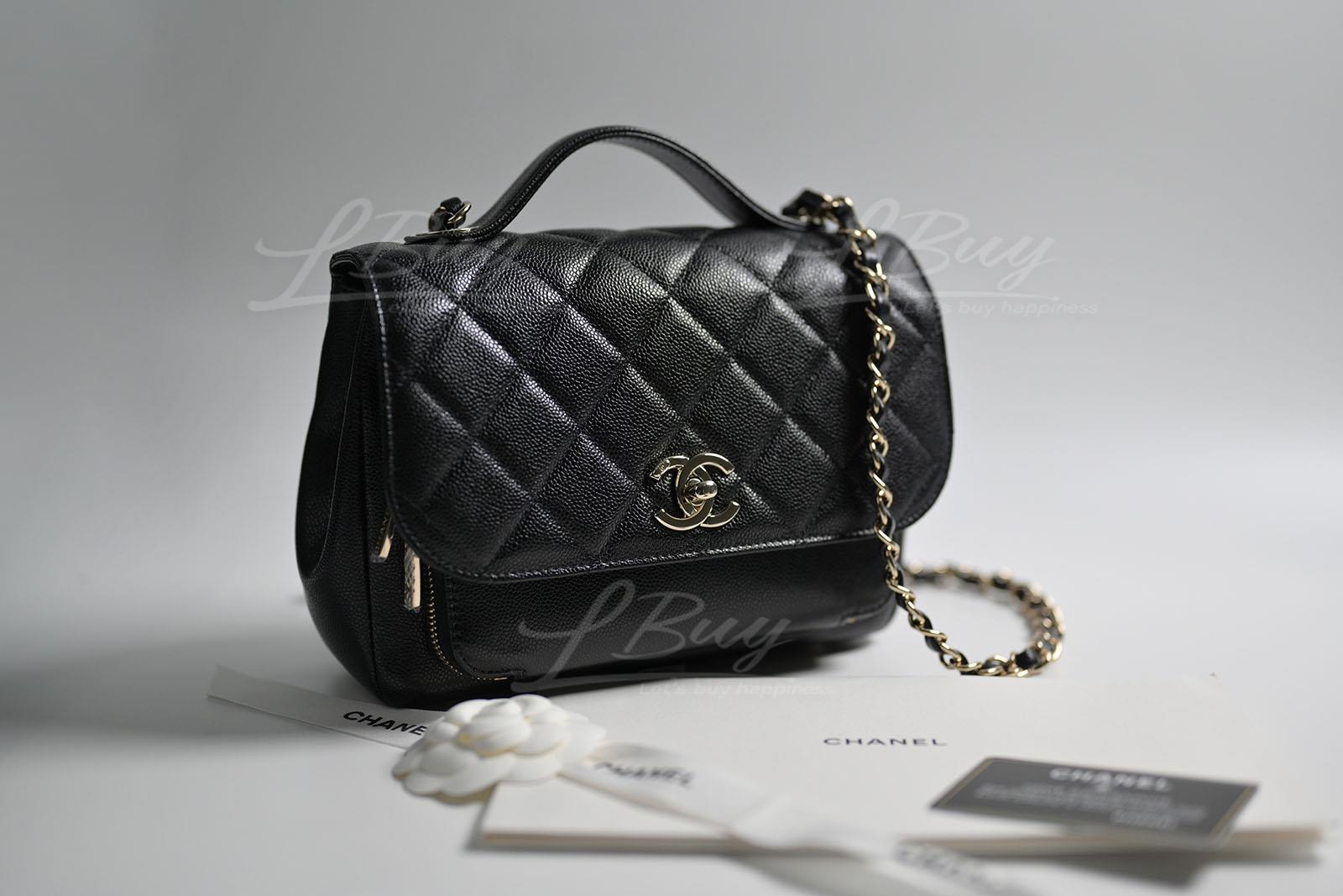 CHANEL-Chanel Affinity Medium Size Black Flap Bag