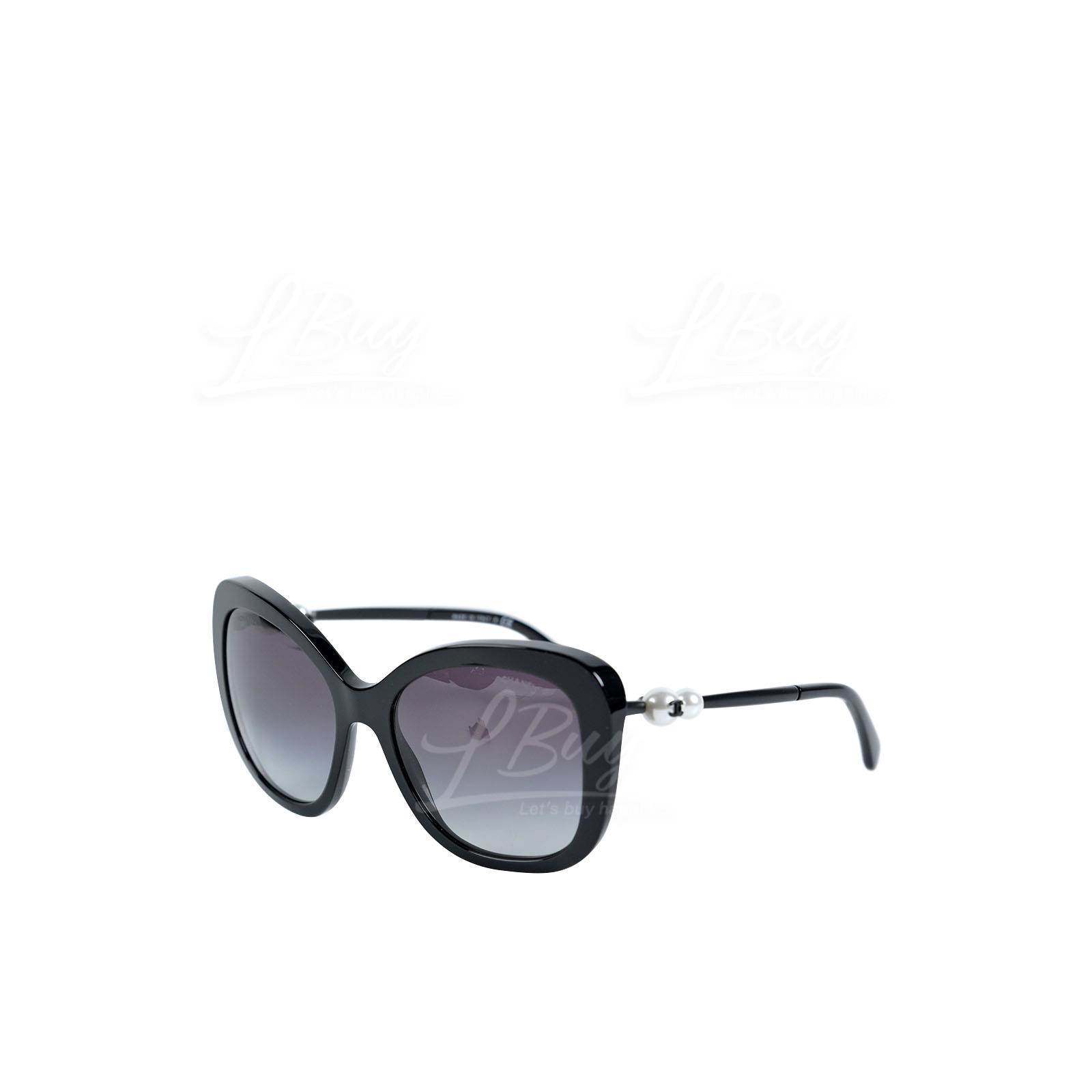 Chanel Timeless Classic Imitation Pearl Square Sunglasses