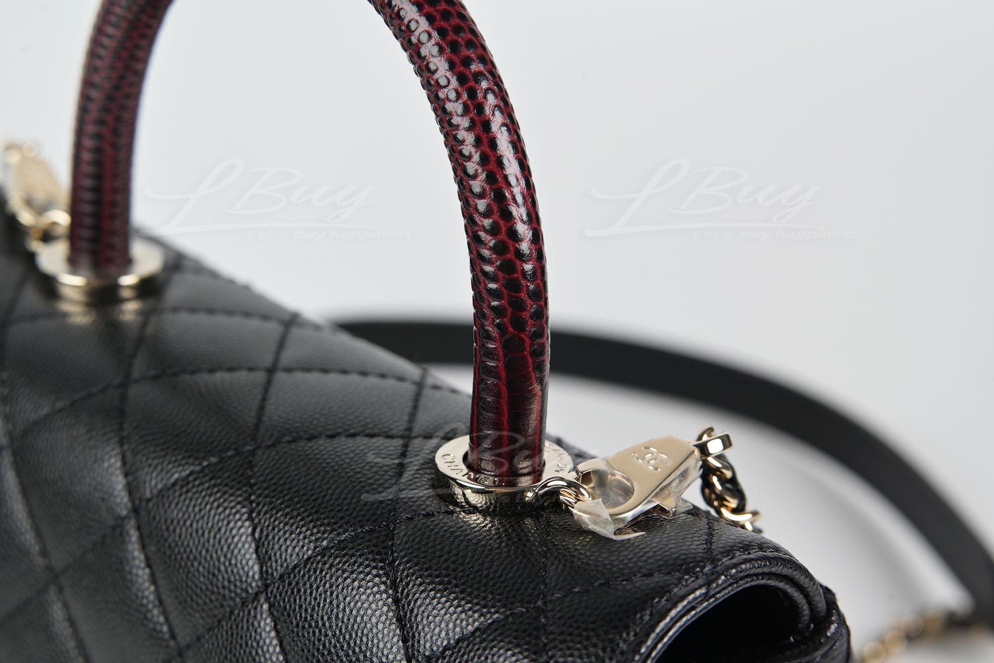 Chanel Coco handle Black Leather ref.249065 - Joli Closet