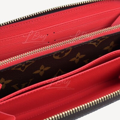 Louis Vuitton Zippy Wallet Monogram Vivienne Red in Coated Canvas - US