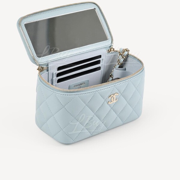 Chanel vanity best sale case blue