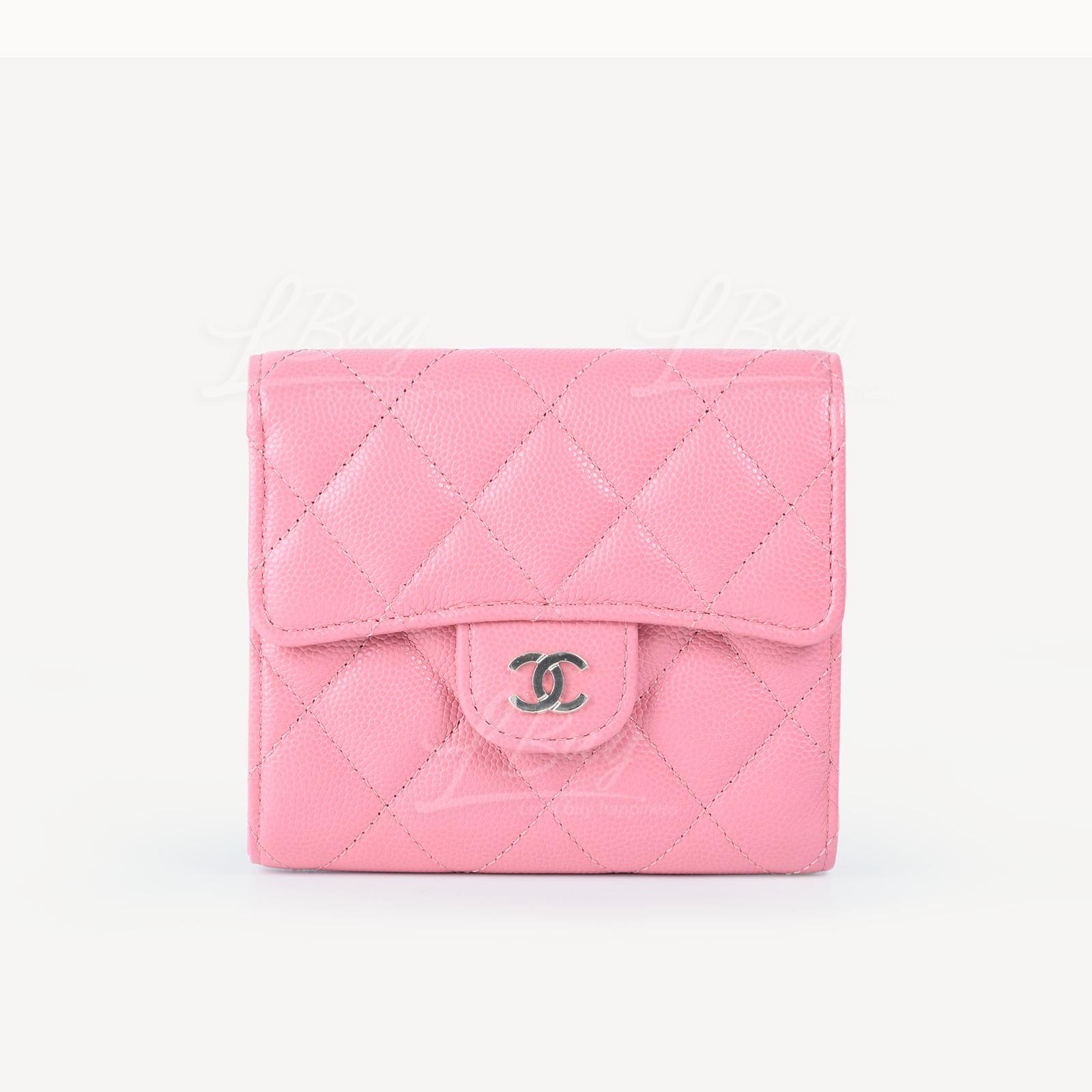 CHANEL-Chanel Classic Flap Wallet Light Pink AP0231