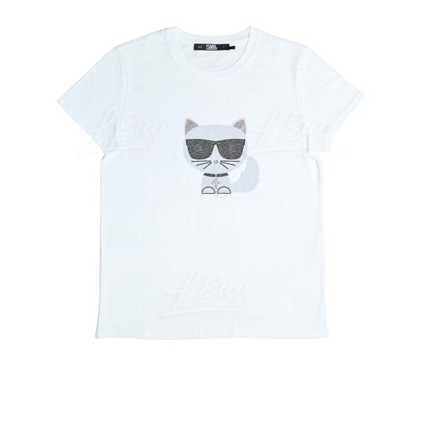 Karl lagerfeld cat hot sale shirt