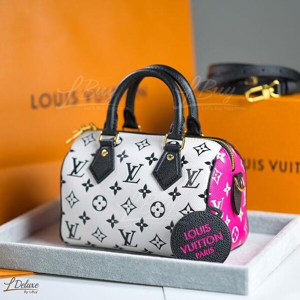 LOUIS VUITTON-LV SPEEDY BANDOULIÈRE 20 Handbag Shoulder Bag Black