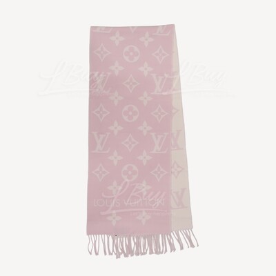 Louis Vuitton LV Essential Scarf Rose Pop Wool
