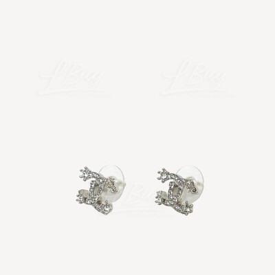 CHANEL Rainbow Crystal Mini CC Logo Stud Earrings  Dearluxe