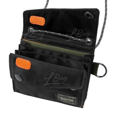 PORTER-Porter PX Tanker Sling Purse (S) 掛繩銀包銀灰色