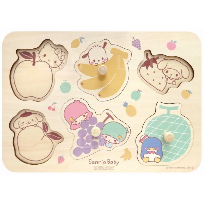 Sanrio角色水果拼圖玩具