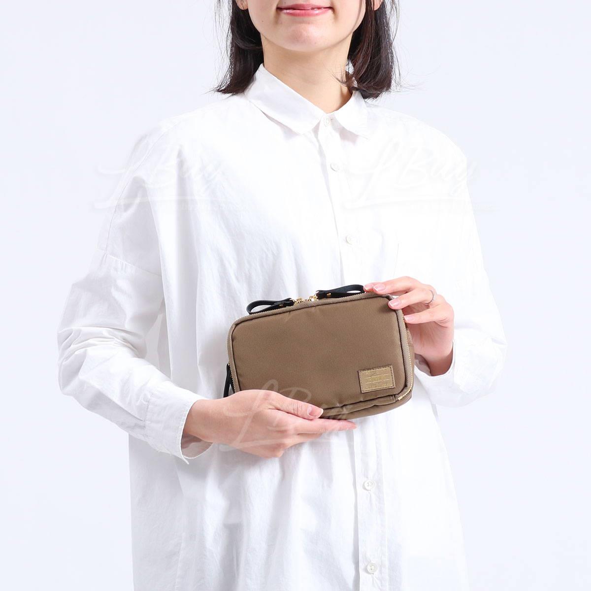 PORTER-PORTER SHEA WALLET SHOULDER BAG日本製斜孭袋/銀包(卡其色)