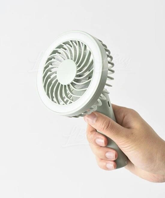 BRUNO-BRUNO Portable Clip Light Fan - Green Gray