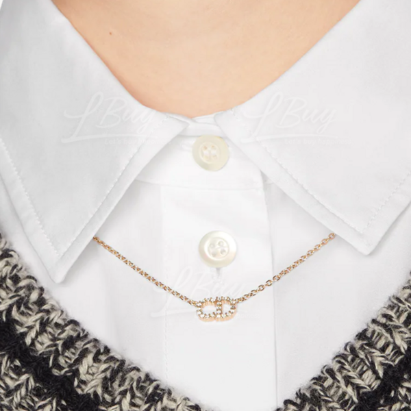 Dior deals writing necklace