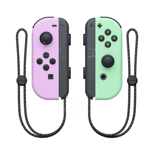 任天堂-Switch Joy-Con 控制器配件-（L）淡雅紫（R）淡雅綠