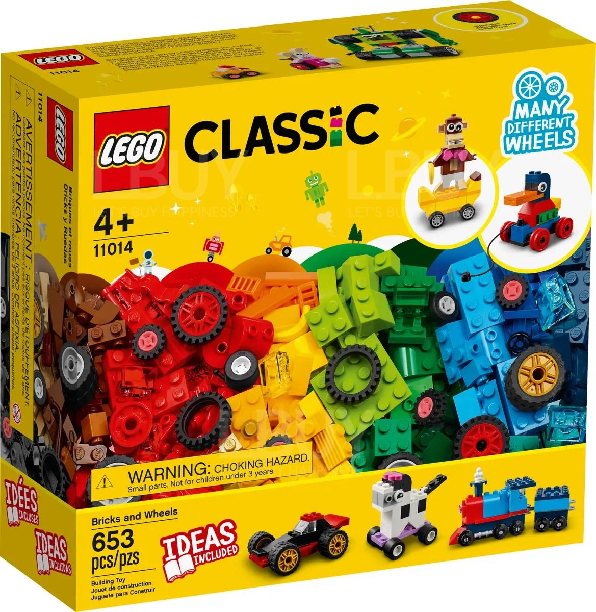 LEGO 11014 Classic 颗粒和车轮 4+