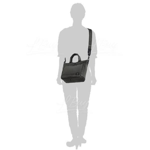 PORTER-PORTER PX TANKER 2WAY TOTE BAG(S) BLACK