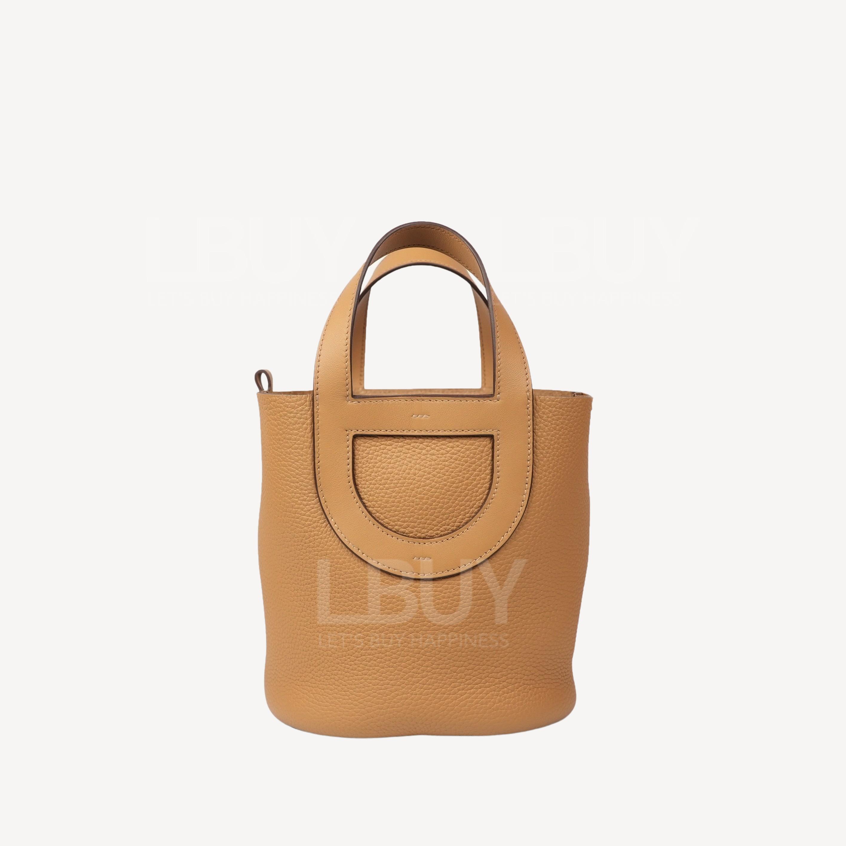 Hermes In-The-Loop 18 Bag 4B Biscuit ghw