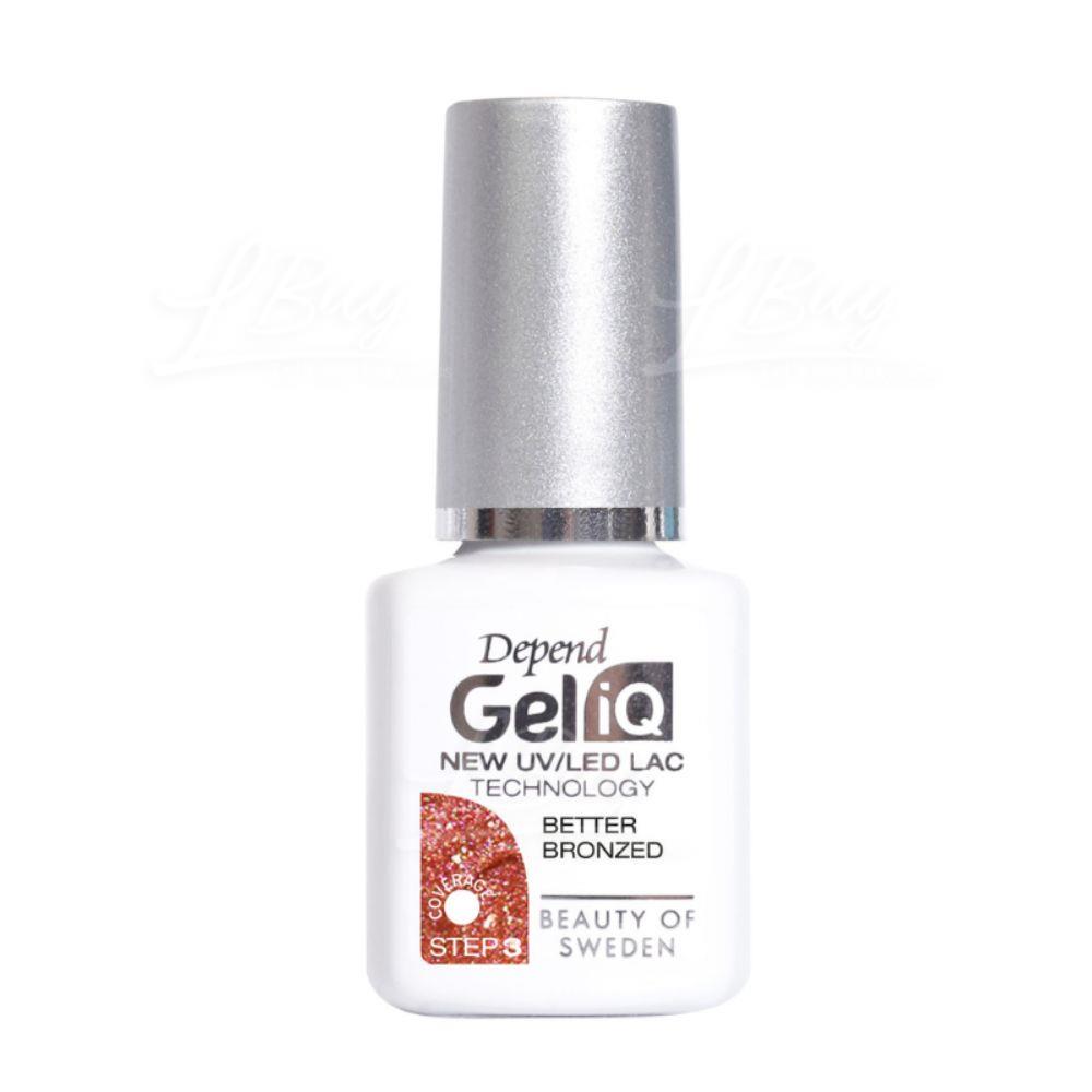 DEPEND Gel iQ 顏色凝膠 - 橘紅底色配桃紅金粉(不透明)  1028 5ml