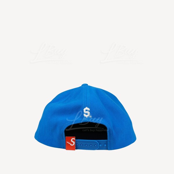 Supreme-Supreme Twill Patch 5-Panel Cap帽藍色