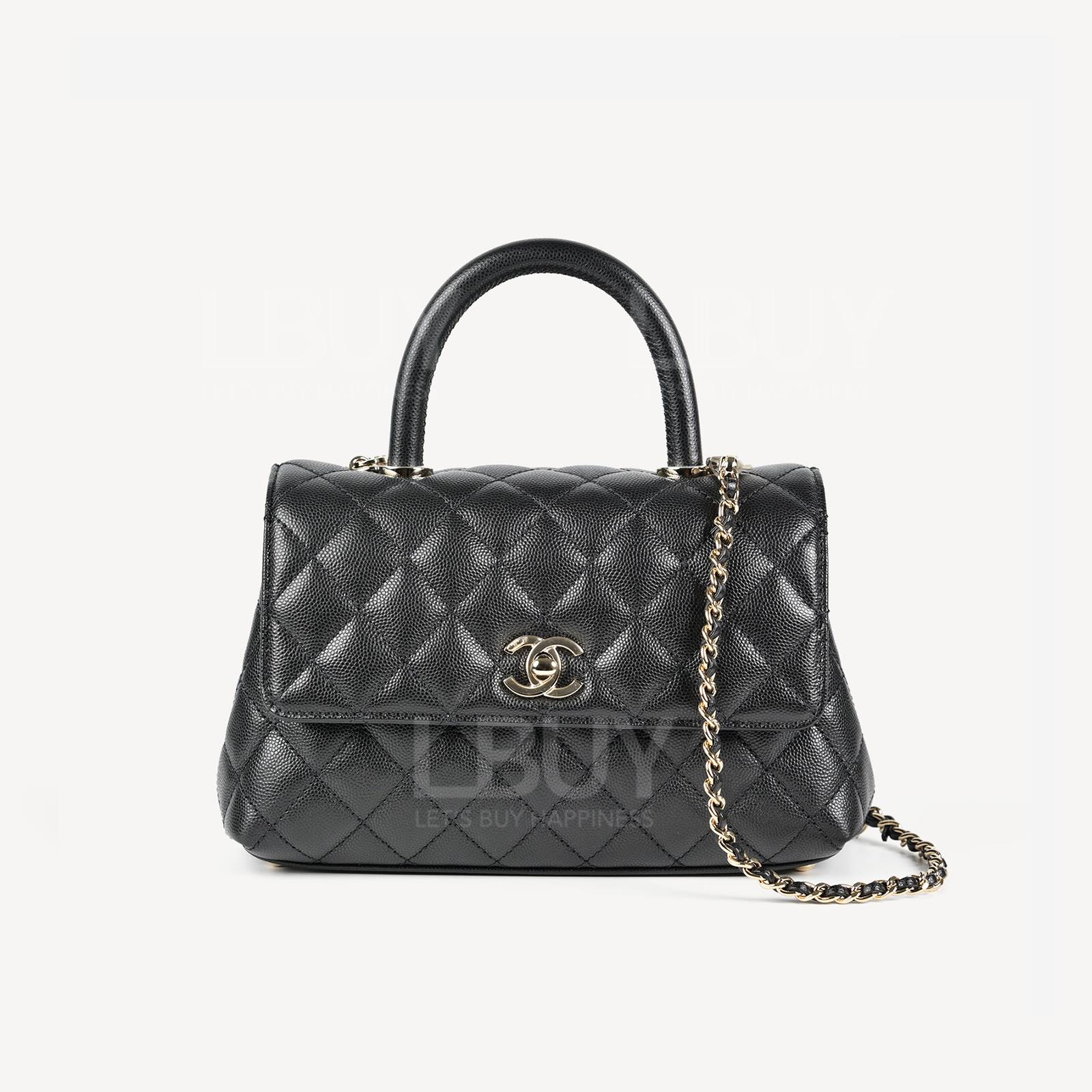 Chanel CoCo Handle Small 24cm Black Handbag A92990