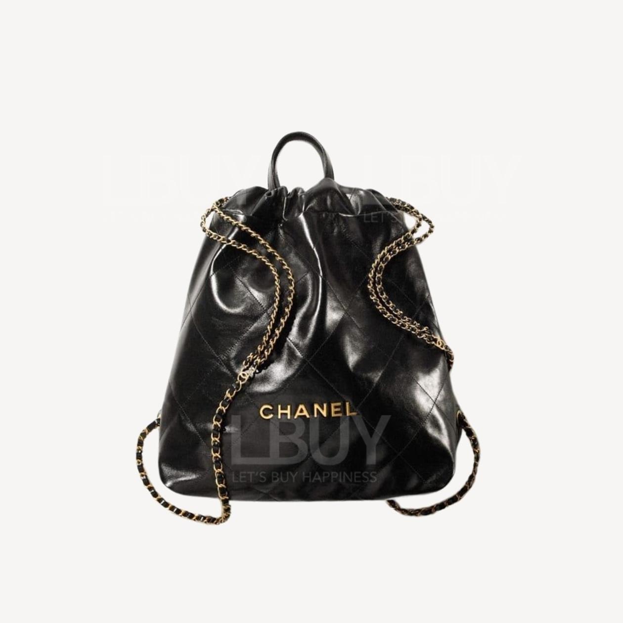 CHANEL 22 Backpack AS3313 黑色