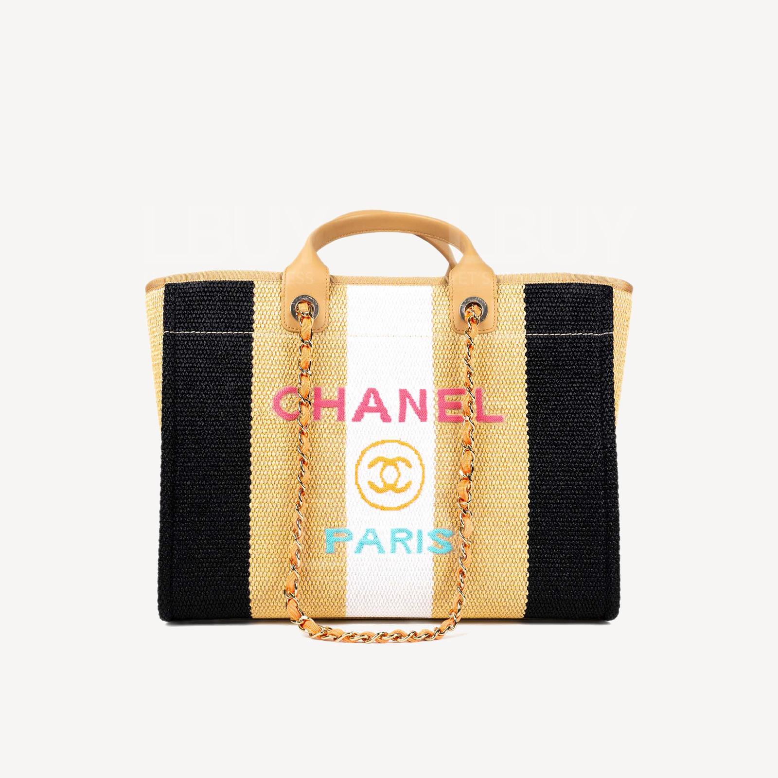 Chanel Deauville Tote Bag 拼色手挽袋 A66941