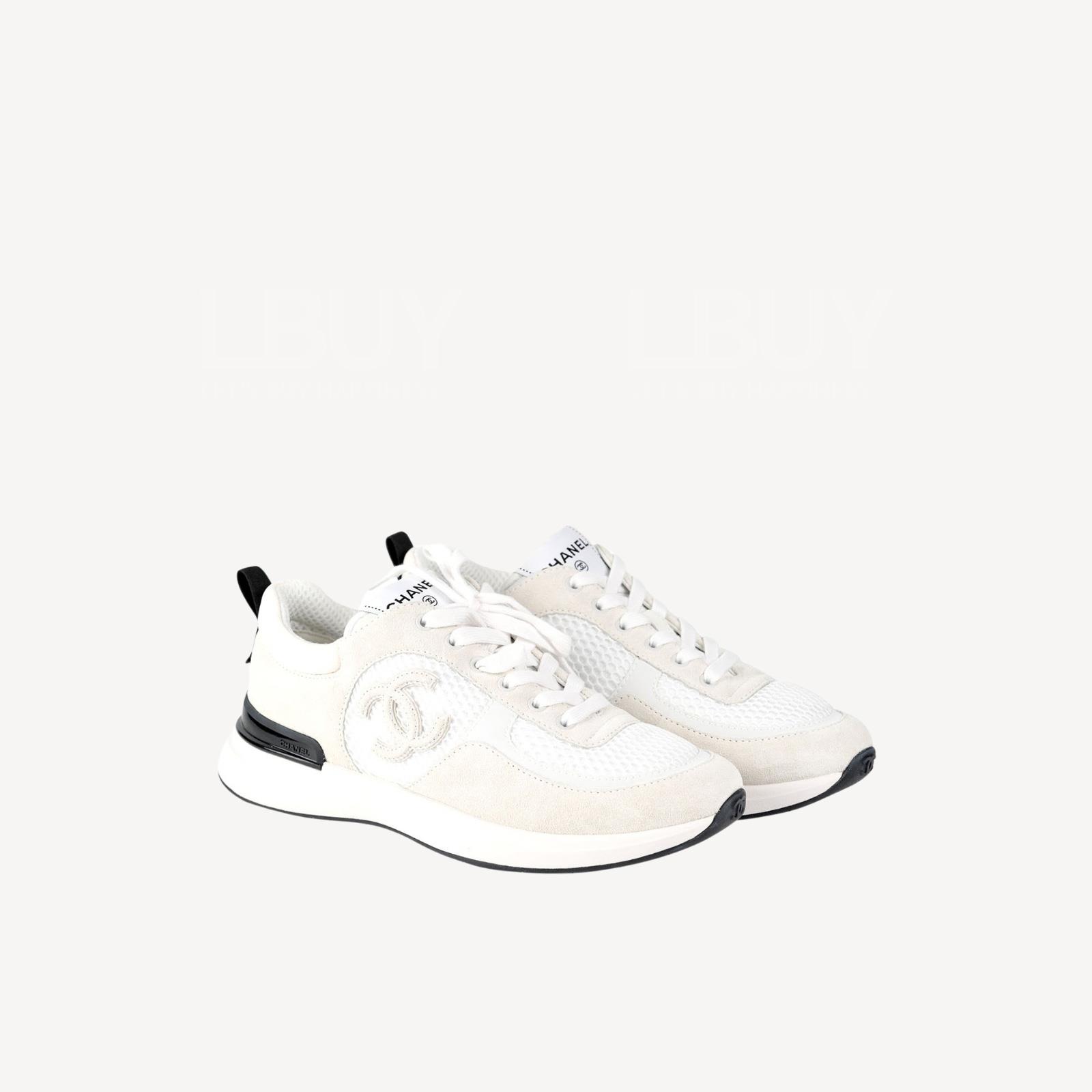 Chanel CC Logo 網面 運動鞋 小白鞋 G38800