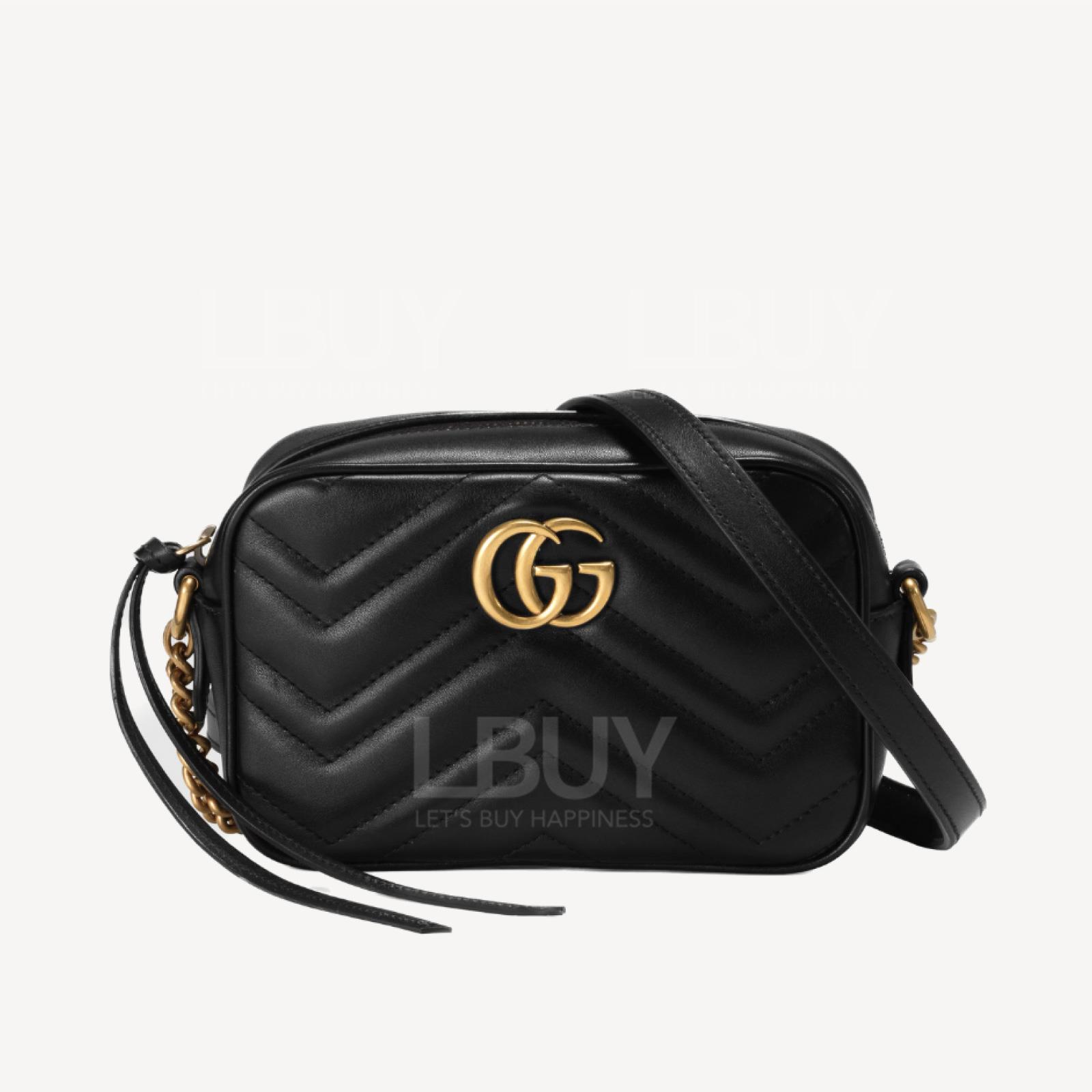 Gucci GG Marmont Matelasse Mini Black 448065
