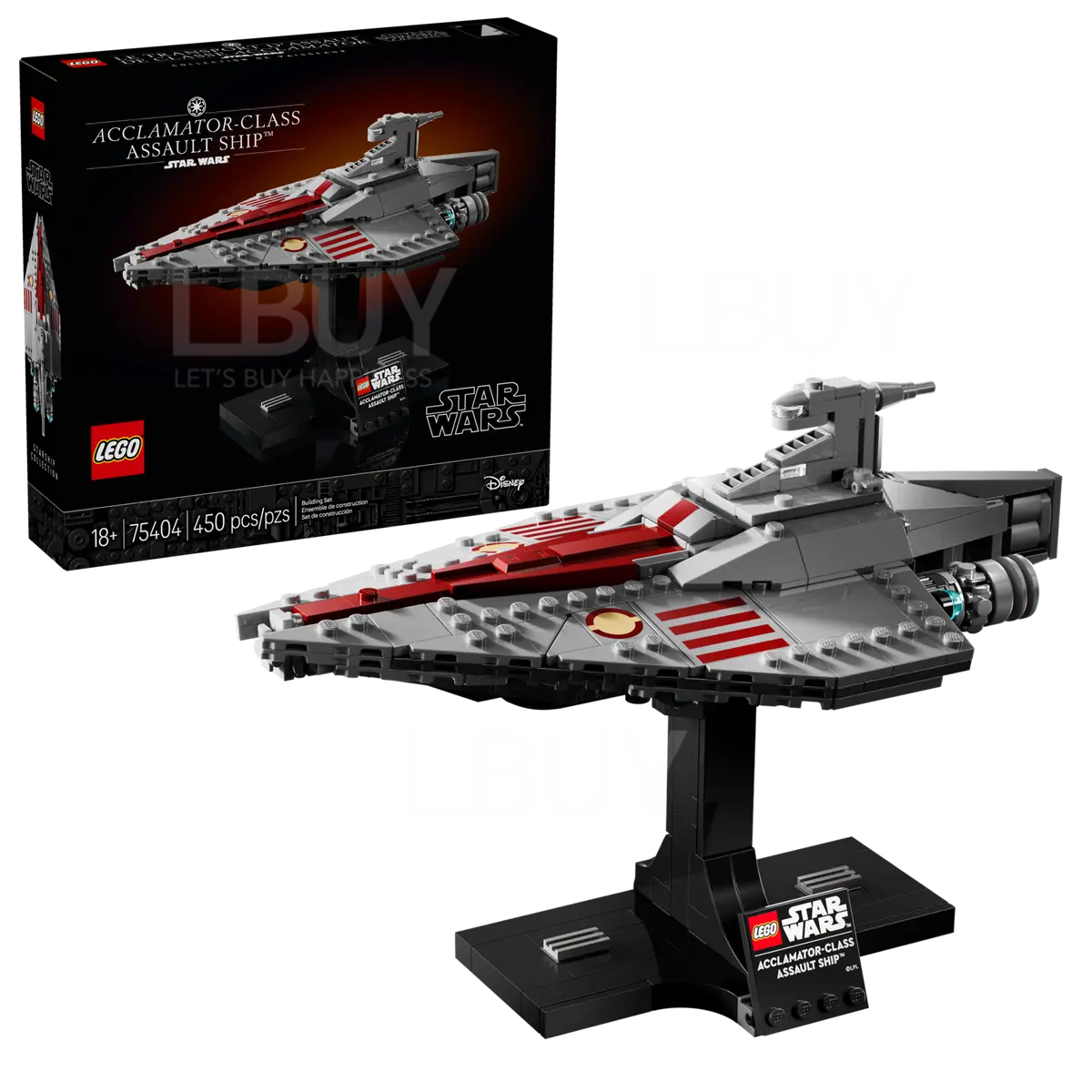 LEGO 75404 Star Wars™ 星球大戰 Acclamator-Class Assault Ship™ 星際飛船 18+