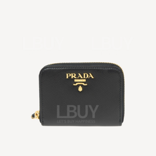Prada Small Leather Wallet Card Holder 1MM268