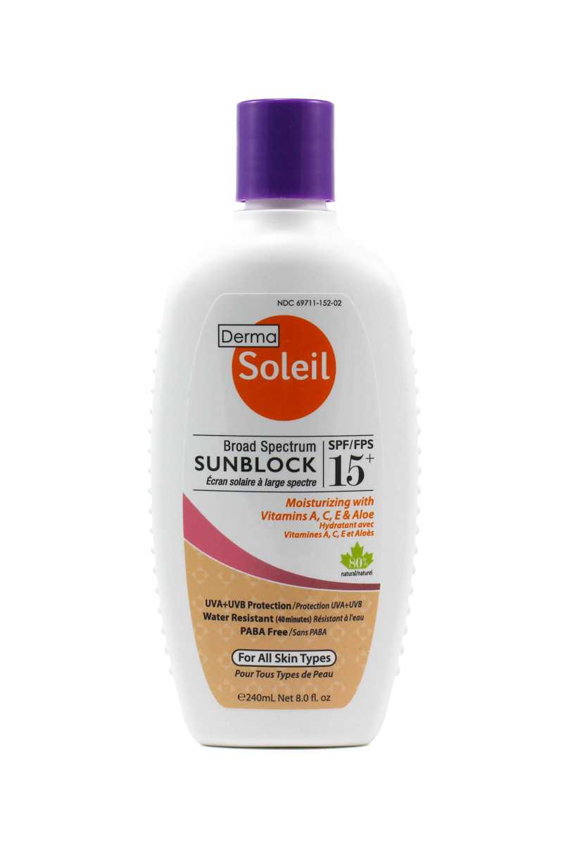 derma soleil sunblock