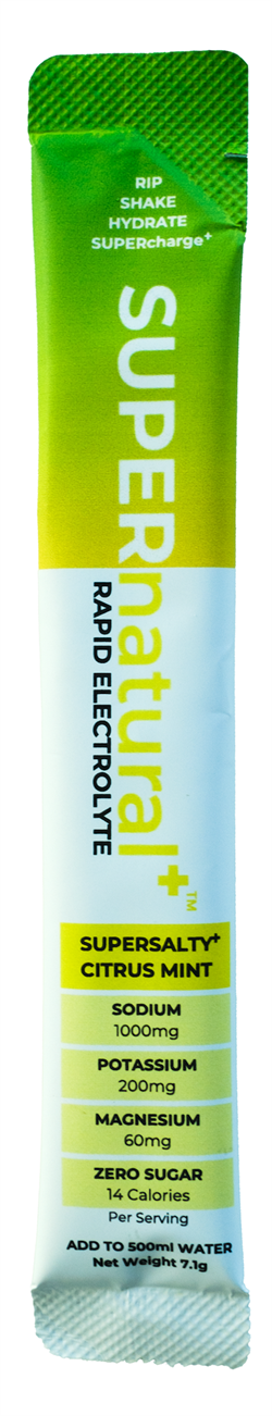 SUPERnatural RAPID ELECTROLYTES Citrus Mint Single Sachet