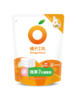 天然濃縮制菌低敏洗衣精補充包 1500ml