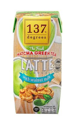 137°c Degrees Walnut Milk Matcha Green Tea 180ml 
