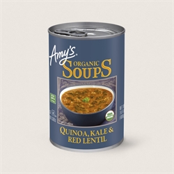 Amy`s 有机藜麦, 羽衣甘蓝和红扁豆汤 14.4oz